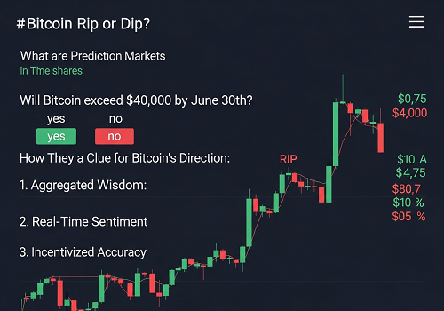 بیت‌کوین قراره صعود کنه یا سقوط؟ بازارهای پیش‌بینی یه سرنخ‌هایی به ما می‌دن